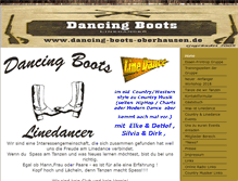 Tablet Screenshot of dancing-boots-oberhausen.de